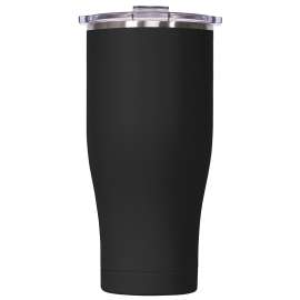 ORCA Chaser Series CH16BK Tumbler, 16 Oz Capacity, Spill-Proof Screw, Whale Tail Flip Lid, Stainless Steel, Black