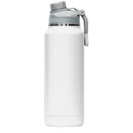 ORCA Hydra Series ORCHYD34PE/WH/GY Bottle, 34 Oz Capacity, 18/8 Stainless Steel/Copper, Pearl/White, Powder-Coated