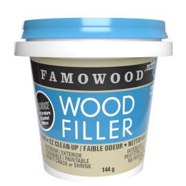 FAMOWOOD 42042142 Wood Filler, Walnut, 144 g