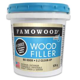 FAMOWOOD 42022126 Wood Filler, Natural, 576 g