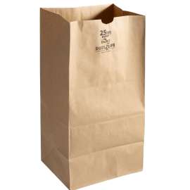 Duro Bag Husky Dubl Lif 70224 Grocery SOS Bag, 25, Recycled Paper, Kraft
