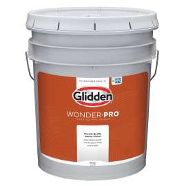 Glidden Wonder-Pro GLWP3300 Series GLWP3300/05 PVA Primer, Flat, White, 5 gal