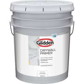 Glidden GLDPIN60WH/05 Interior Drywall Primer, Flat, White, 5 gal, Can
