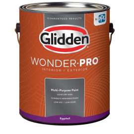 Glidden Wonder-Pro GLWP31 Series GLWP31WB/01 Paint, Eggshell, Pastel Base/White, 1 gal