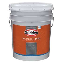 Glidden Wonder-Pro GLWP32 Series GLWP32WB/05 Paint, Semi-Gloss, Pastel Base/White, 5 gal