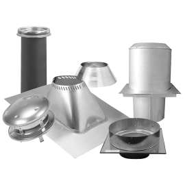 SELKIRK 208620 Ceiling Support Kit, Flat, Stainless Steel