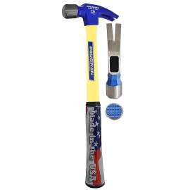 Vaughan FS999L Hammer, 20 oz Head, Straight Claw, Smooth Head, HCS Head, 16 in OAL
