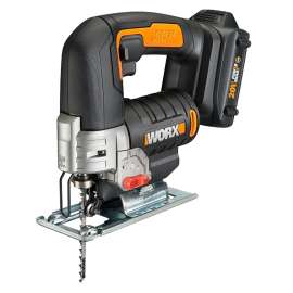 WORX WX543L Jig Saw, Battery Included, 20 V, 1.5 Ah, 15/16 in L Stroke, 2600 spm