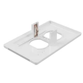 Westek LumiCover Classic LCR-CCDO-N Wallplate Nightlight, 1.2 in L, 4-1/2 in W, Satin Nickel
