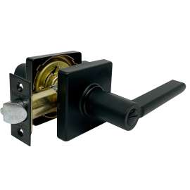 ProSource Privacy Lock, Lever, Contemporary, Matte Black