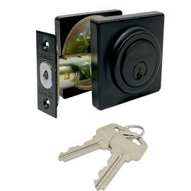 ProSource Deadbolt, Double Cylinder, GD3, Matte Black