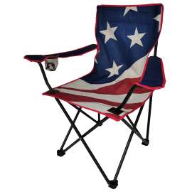 Seasonal Trends Folding Chair, American Flag