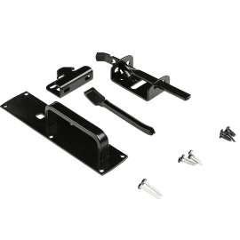 National Hardware V1394 N109-050 Gate Thumb Latch, Black