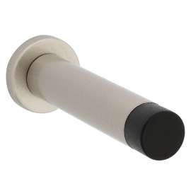 National Hardware Cooper N830-522 Door Stop, 1 in Dia Base, 3 in Projection, Aluminum, Satin Nickel