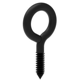 National Hardware N820-085 Screw Eye, #8, 1-5/8 in OAL, 30 lb Working Load, Steel, Storm Shine