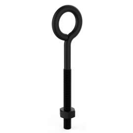 National Hardware N820-086 Eye Bolt, 3/8 in Thread, 160 lb Working Load, Steel, Storm Shine