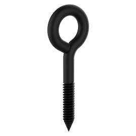 National Hardware N820-087 Lag Screw Eye, #6, 7/16 in Thread, 5-1/4 in OAL, 320 lb Working Load, Steel, Storm Shine