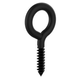 National Hardware N820-101 Screw Eye, 3/16 in Thread, 3 in OAL, 34 lb Working Load, Steel, Storm Shine