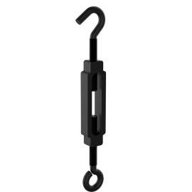 National Hardware N820-119 Turnbuckle, 65 lb Working Load, 3/16 in Thread, Hook, Eye, 5-1/2 in Take-Up, Steel