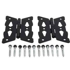 National Hardware N109-218 Butterfly Hinge, Steel, Black, Surface Mounting