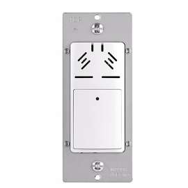EATON HDFS3P1-W-L Humidity Sensor and Fan Control, 1-Pole, 15 A, 120 VAC, 45 to 80 %, White