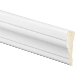 Inteplast Group 356 Series 53560700032 Casing Moulding, 7 ft L, 2-3/8 in W, 11/16 in Thick, Smooth Profile, Polystyrene