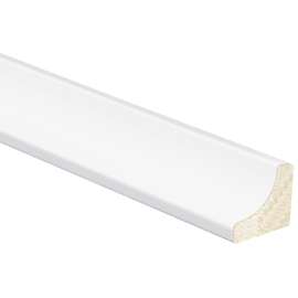 Inteplast Group 100 91000800032 Cove Moulding, 8 ft L, 11/16 in W, Polystyrene, Crystal White
