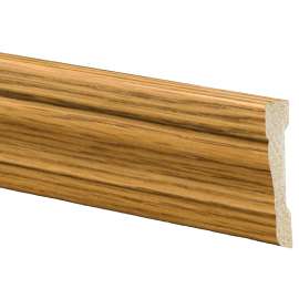 Inteplast Group 43520700802 Casing Moulding, 2-3/8 in W, 11/16 in H, Polystyrene, Ultra Oak