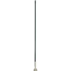 BIRDWELL 519-4 Mop Handle, 15/16 in Dia, 60 in L, Snap On, Metal/Plastic/Vinyl, Black