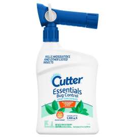 Cutter HG-96619 Concentrated Essentials Bug Control, Spray Application, Backyard, Landscaping, Lawn, 32 fl-oz Bottle