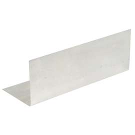 Amerimax 68708BX Step Flashing, 8 in L, 4 in W, 0.011 in Gauge, Aluminum, Mill