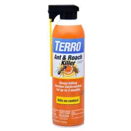 TERRO T540 Ant and Roach Killer, Liquid, Spray Application, Indoor, Outdoor, 16 oz Aerosol Can