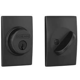 Schlage B Series B60 CEN 622 Deadbolt, AAA Grade, Alike Key, Zinc, Matte, 2-3/8, 2-3/4 in Backset, C Keyway
