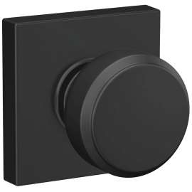 Schlage F Series F10 BWE 622 Hall and Closet Passage Lock, Bowery Knob Handle, Wrought Brass, Matte, Reversible Hand