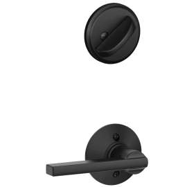 Schlage F Series F59 LAT 622 Handleset Interior Pack, AAA Grade, Different Key, Forged Brass, Matte, Residential