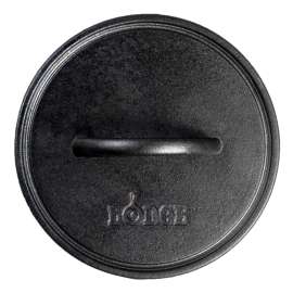 Lodge L8RFIP Seasoned Grill Press, 8 in L, 8 in W, Round, Cast Iron
