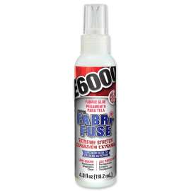 E6000 FABRI-FUSE 565004 Glue, Clear/Cloudy White, 4 fl-oz Bottle