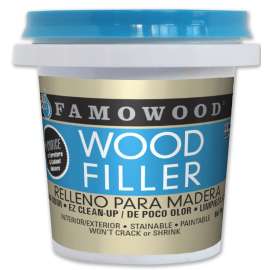 ECLECTIC Famowood 40042144 Wood Filler, Paste, White, 0.25 pt