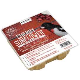 HEATH DDC2-12 Crafted Suet Cake, Cherry Sunflower Flavor, 11.75 oz
