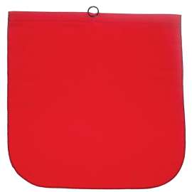 ANCRA 49893-11 Safety Flag with Steel Wire Rod and Loop, 18 in L, 18 in W, Red, Cotton