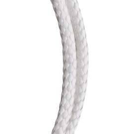 BARON 52306 Rope, 3/16 in Dia, 50 ft L, 70 lb Working Load, Nylon, White