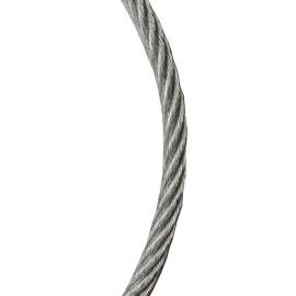 BARON 695941 Cable, 1/16 in Dia, 500 ft L, 96 lb Working Load, Galvanized