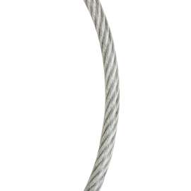 BARON 695948 Cable, 1/4 to 5/16 in Dia, 200 ft L, 1400 lb Working Load, Galvanized/Vinyl-Coated