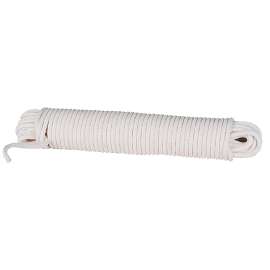 BARON 26201 Cord, 3/8 in Dia, 100 ft L, #12, 48 lb Working Load, Cotton/Poly, Cream