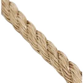 BARON 59141 Rope, 1/2 in Dia, 300 ft L, 420 lb Working Load, Polypropylene, Tan