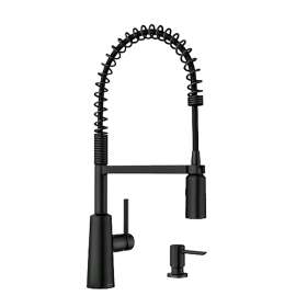 FAUCET KTN SPRING NORI MATBLK