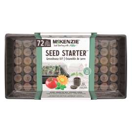 Jiffy 142512 Greenhouse Seed Starter Kit, 72-Piece