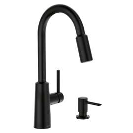 FAUCET PULLDOWN KTCHEN 1H MBLK