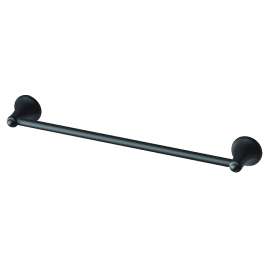 BAR TOWEL MATTE BLACK 24IN