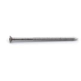 ProFIT 0241138S Siding Nail, 6D, 2 in L, 316 Stainless Steel, Checkered Brad Head, Ring Shank, 1 lb
